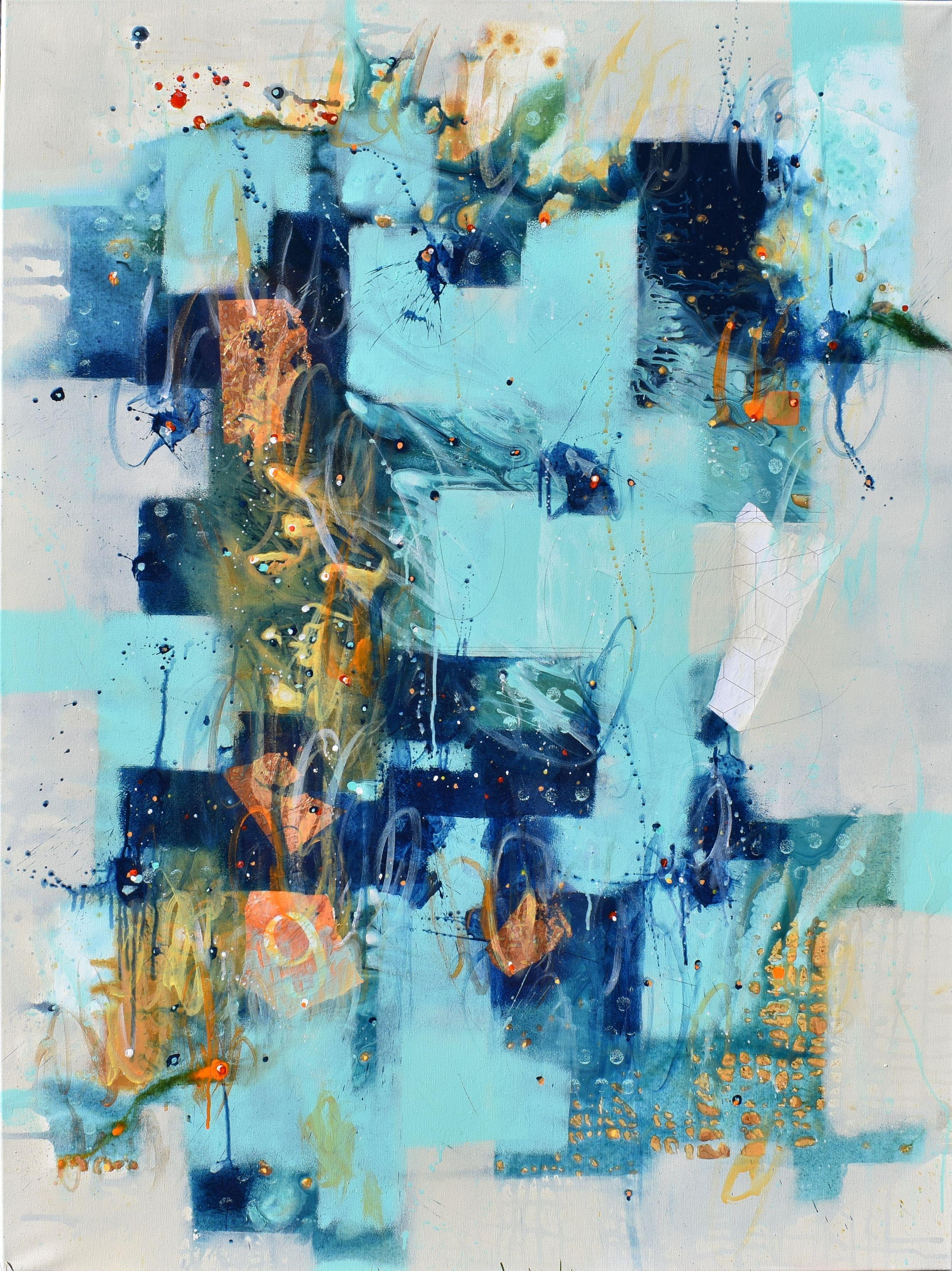 Dance of The Long Night's Moon, Gemälde, Acryl auf Leinwand