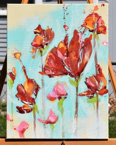 Dance of the Tulips, Painting, Acrylic on Canvas