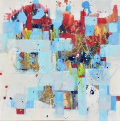 Ember And Frost, peinture, acrylique sur toile