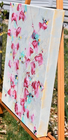 Premier souffle de printemps, peinture, acrylique sur toile