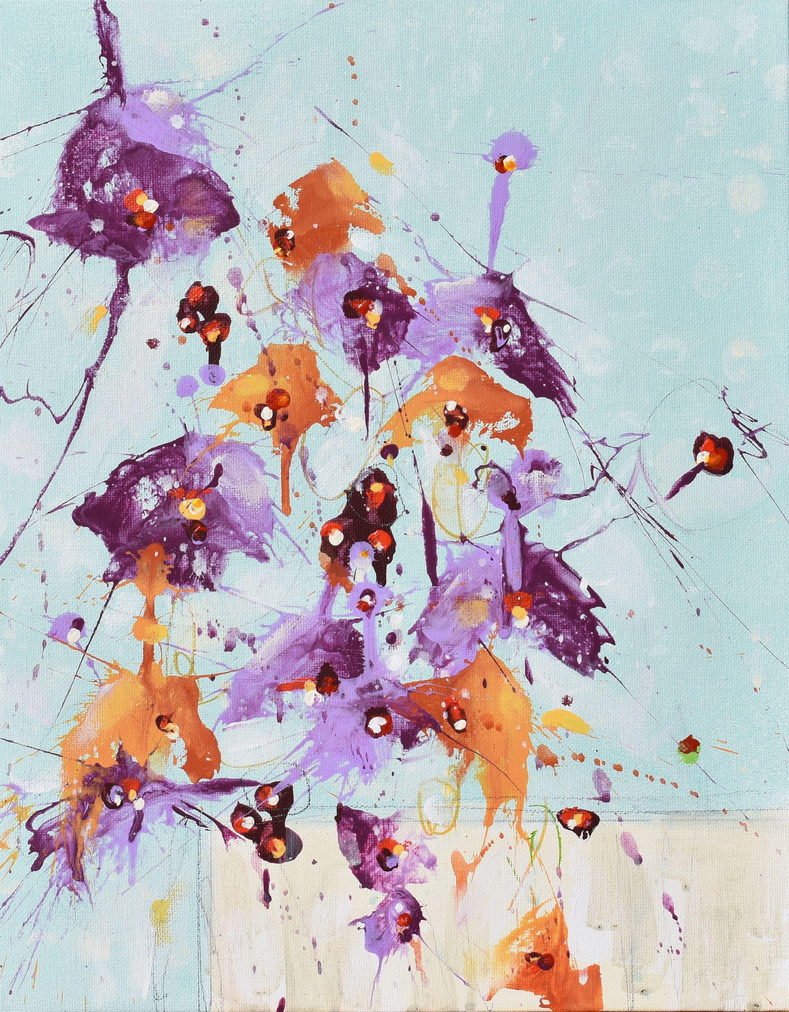 Fleurs De PossibilitÃC (Blumen der MÃ¶glichkeit), GemÃ?lde, Acryl auf Leinwand