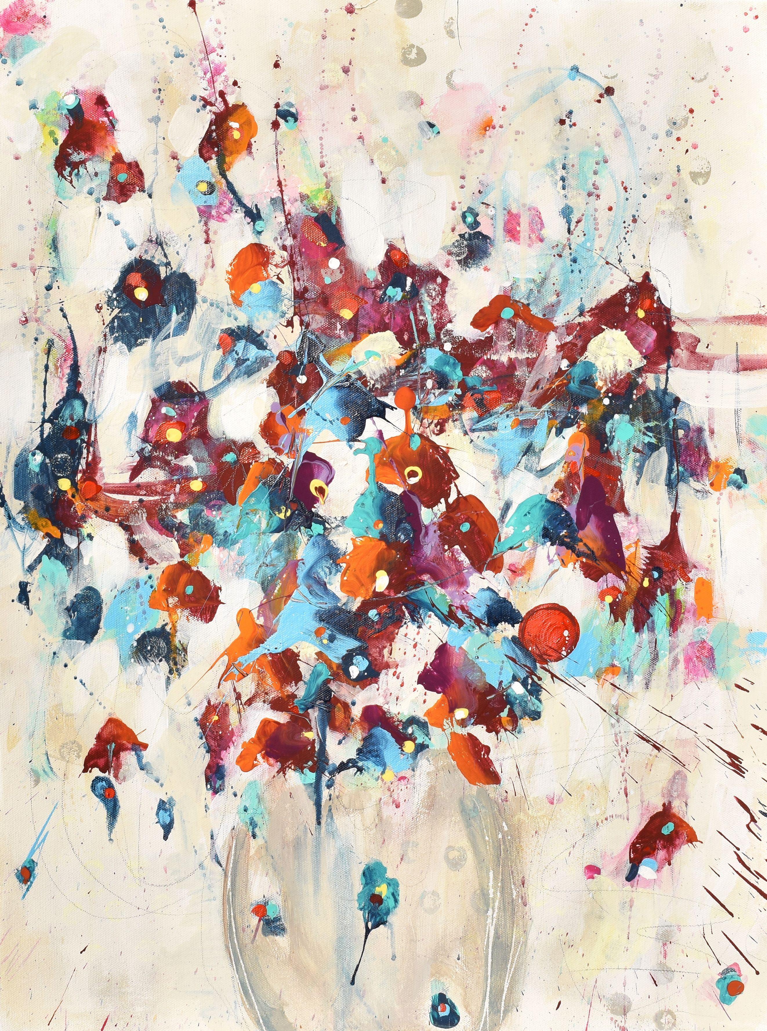 Blumen des ersten Lichts, Gemälde, Acryl auf Leinwand