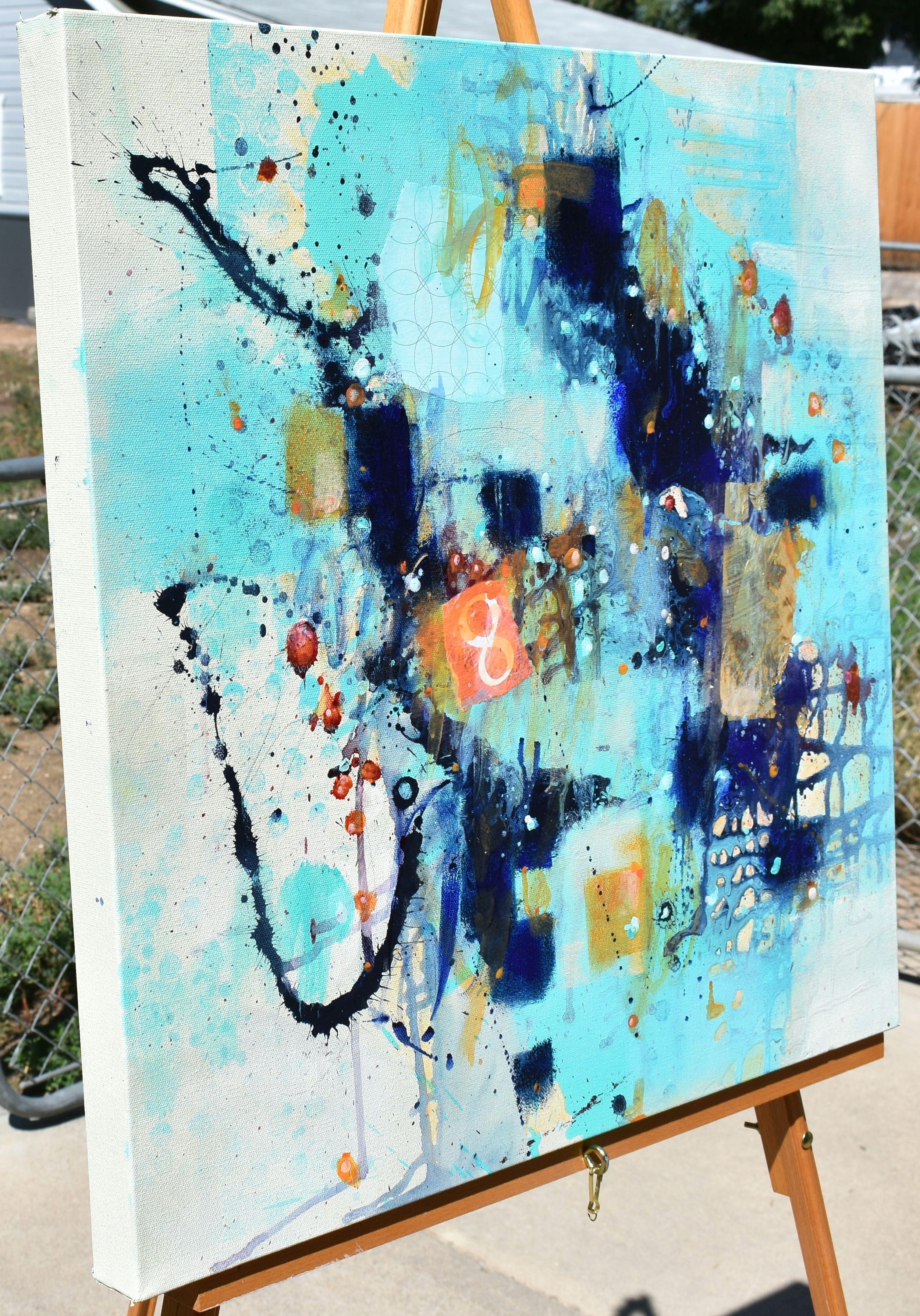 Let Silence Speak, Gemälde, Acryl auf Leinwand – Painting von Cynthia  Ligeros