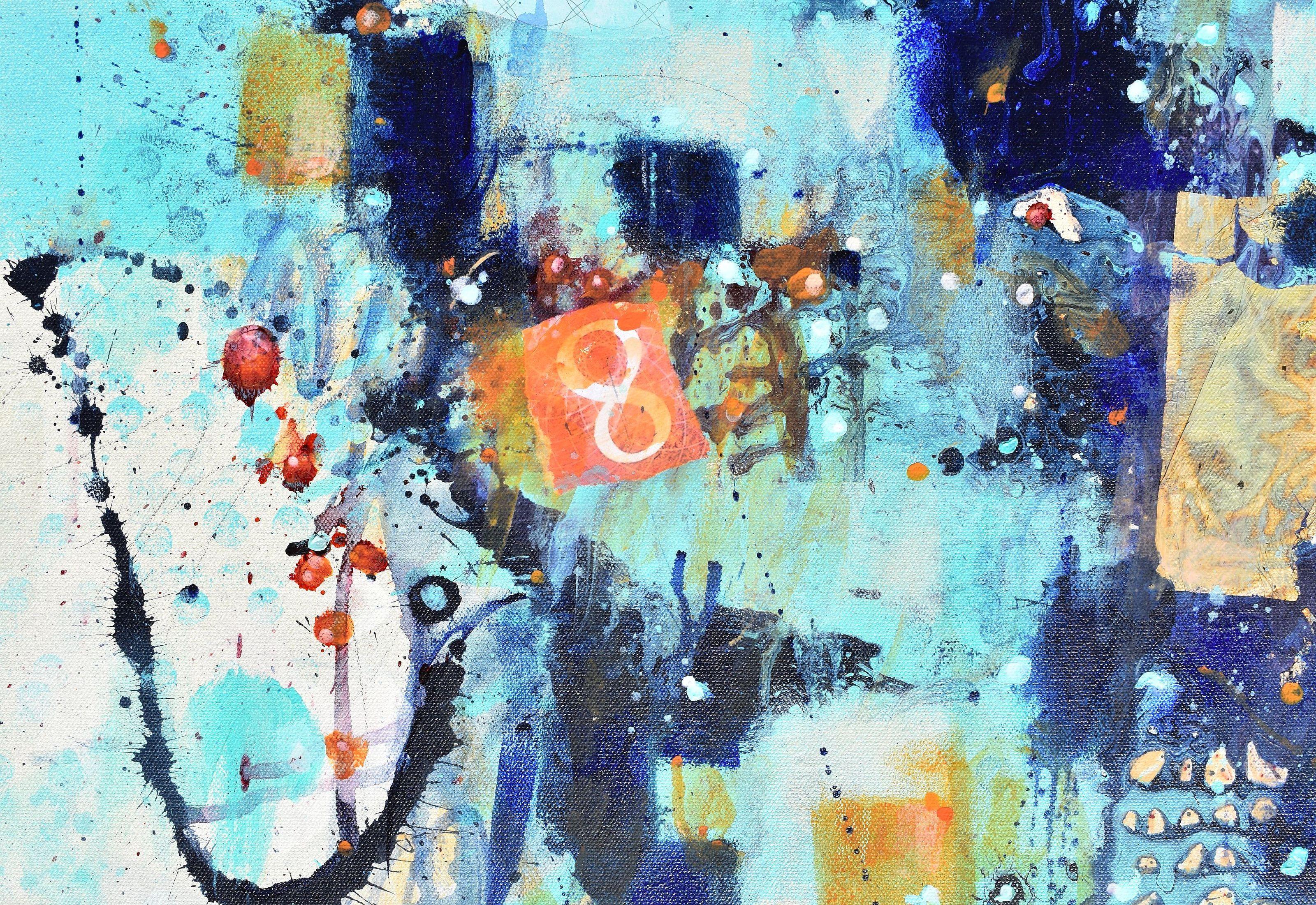 Let Silence Speak, Gemälde, Acryl auf Leinwand (Abstrakt), Painting, von Cynthia  Ligeros