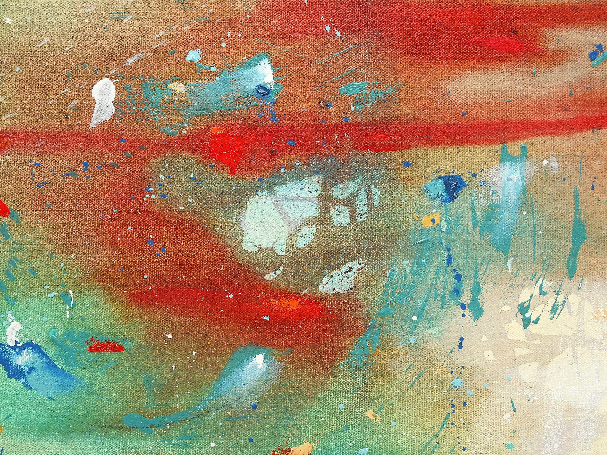 La leggerezza della notte, Pittura, Olio su tela - Painting Astratto di Cynthia  Ligeros