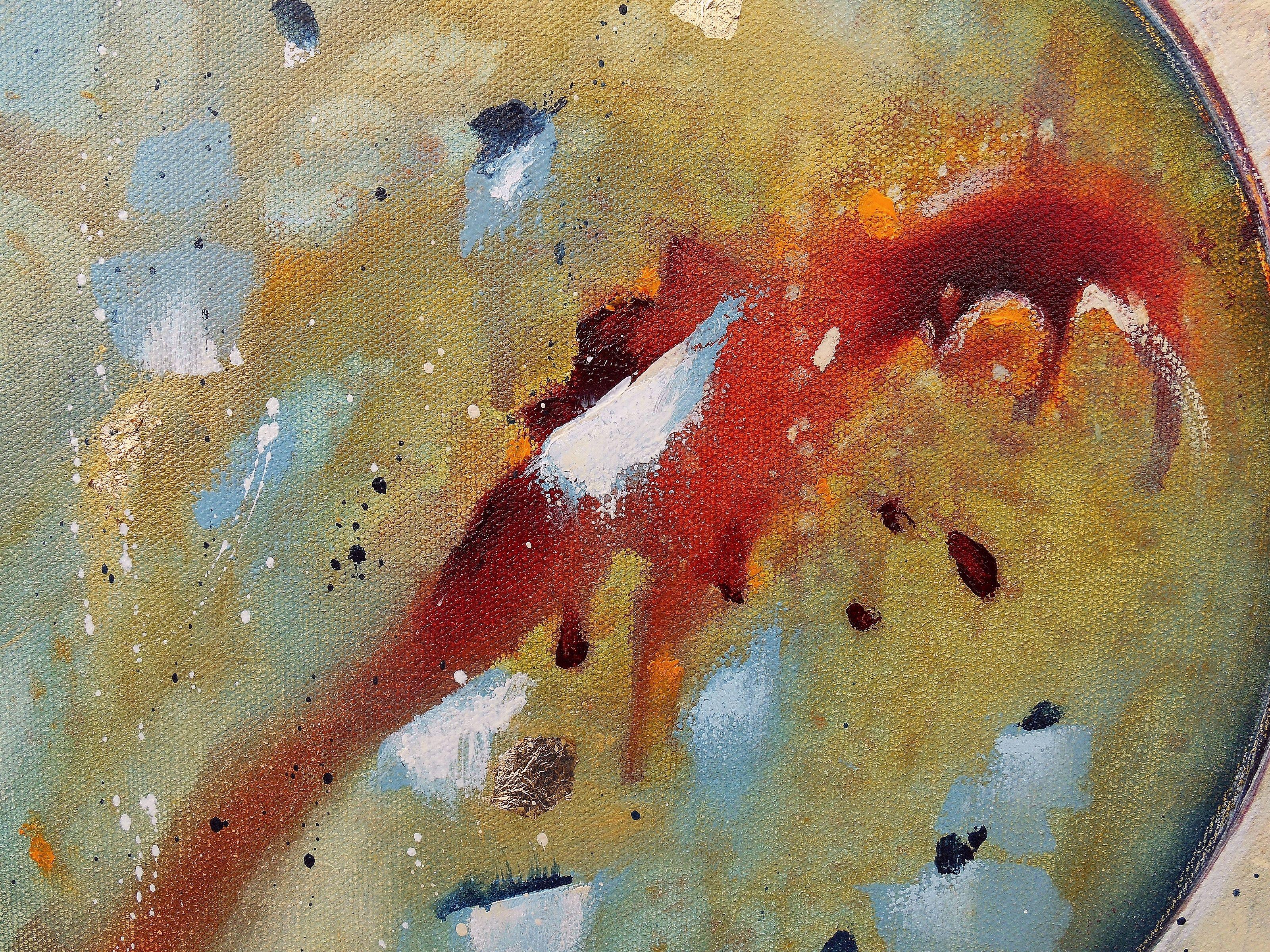 Nowhere To Be Found, Pittura, Olio su tela - Painting Astratto di Cynthia  Ligeros