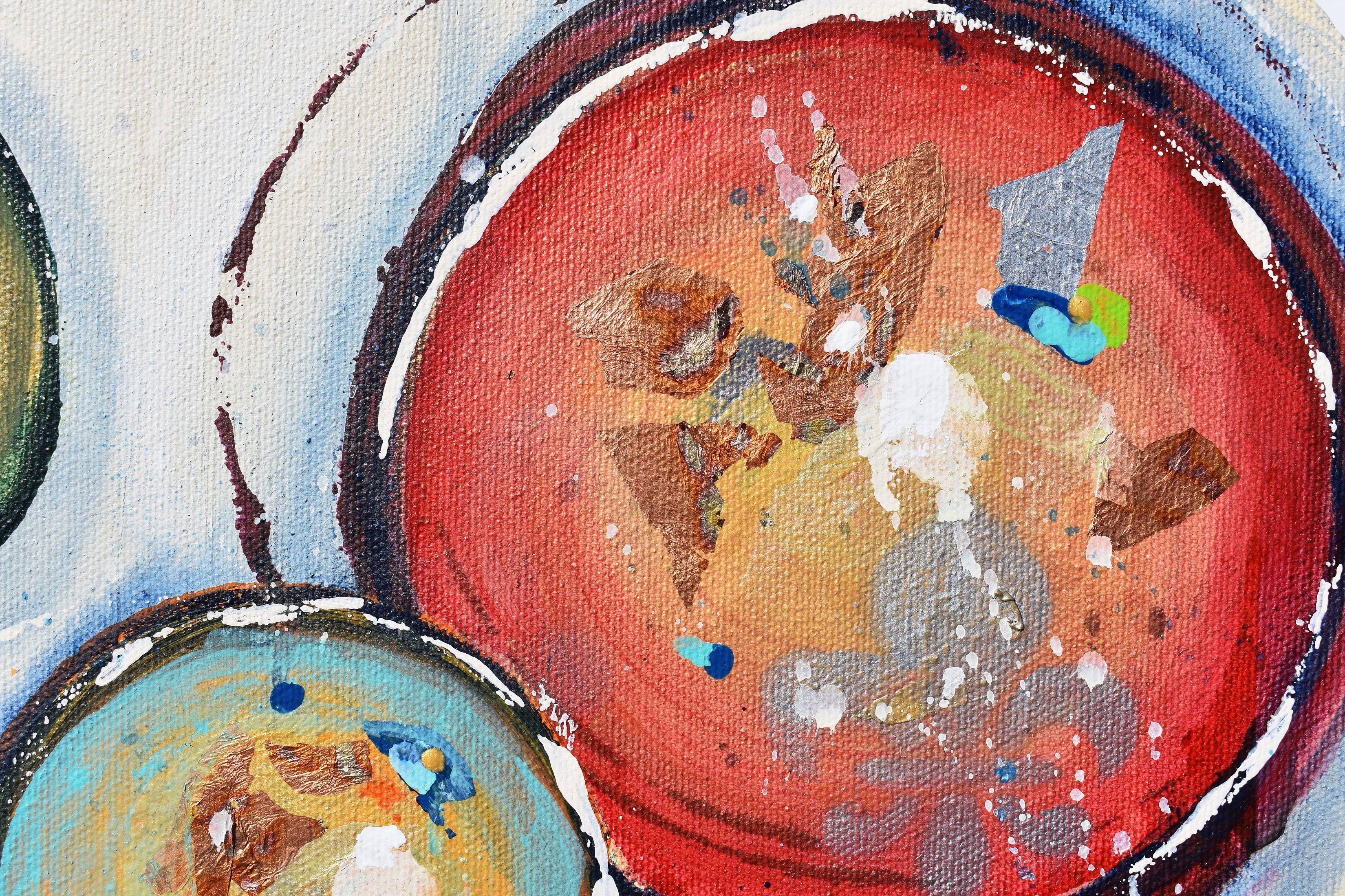 Oktober Epiphany, Gemälde, Acryl auf Leinwand (Abstrakt), Painting, von Cynthia  Ligeros