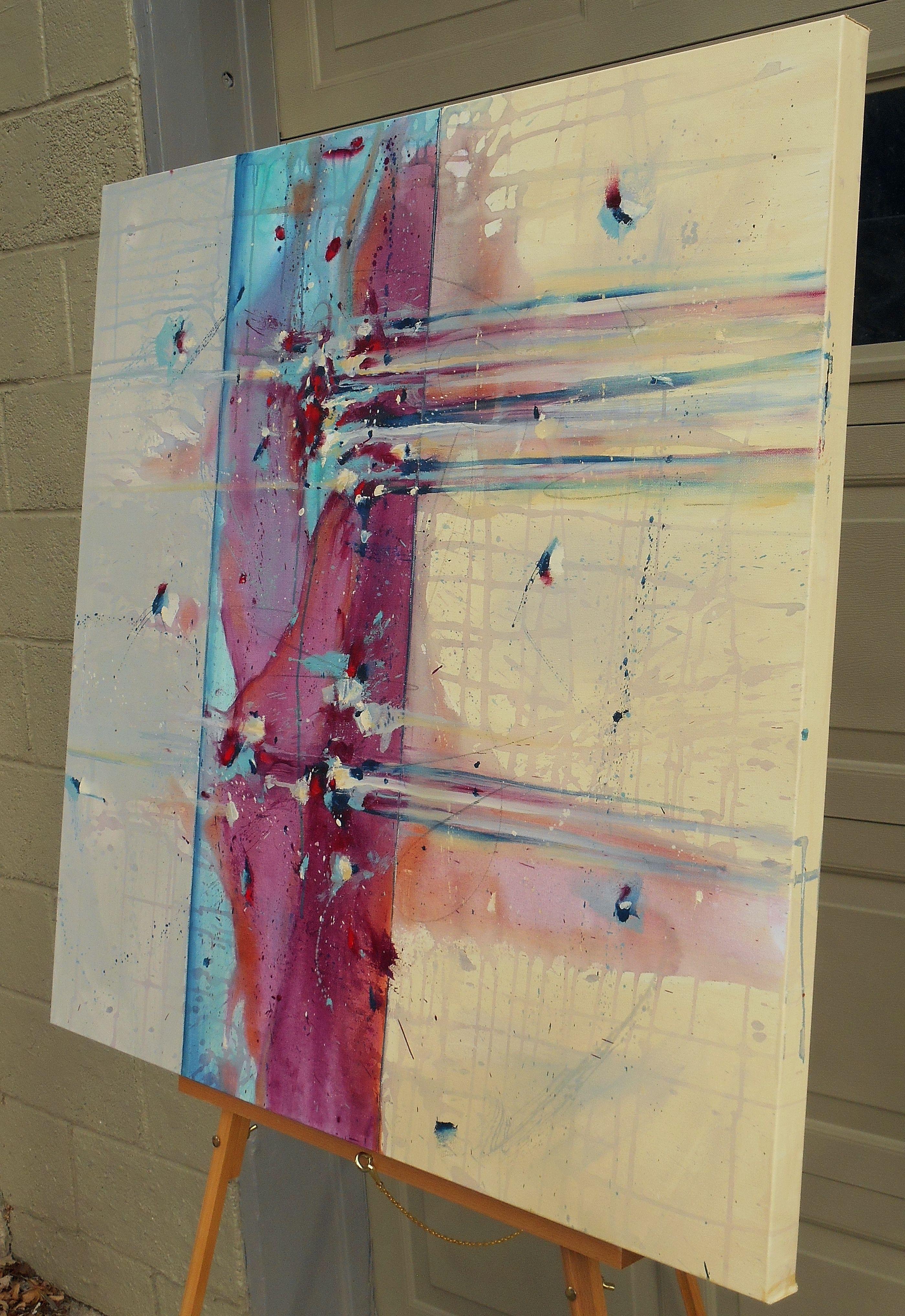 See Right Through Me, Gemälde, Öl auf Leinwand – Painting von Cynthia  Ligeros
