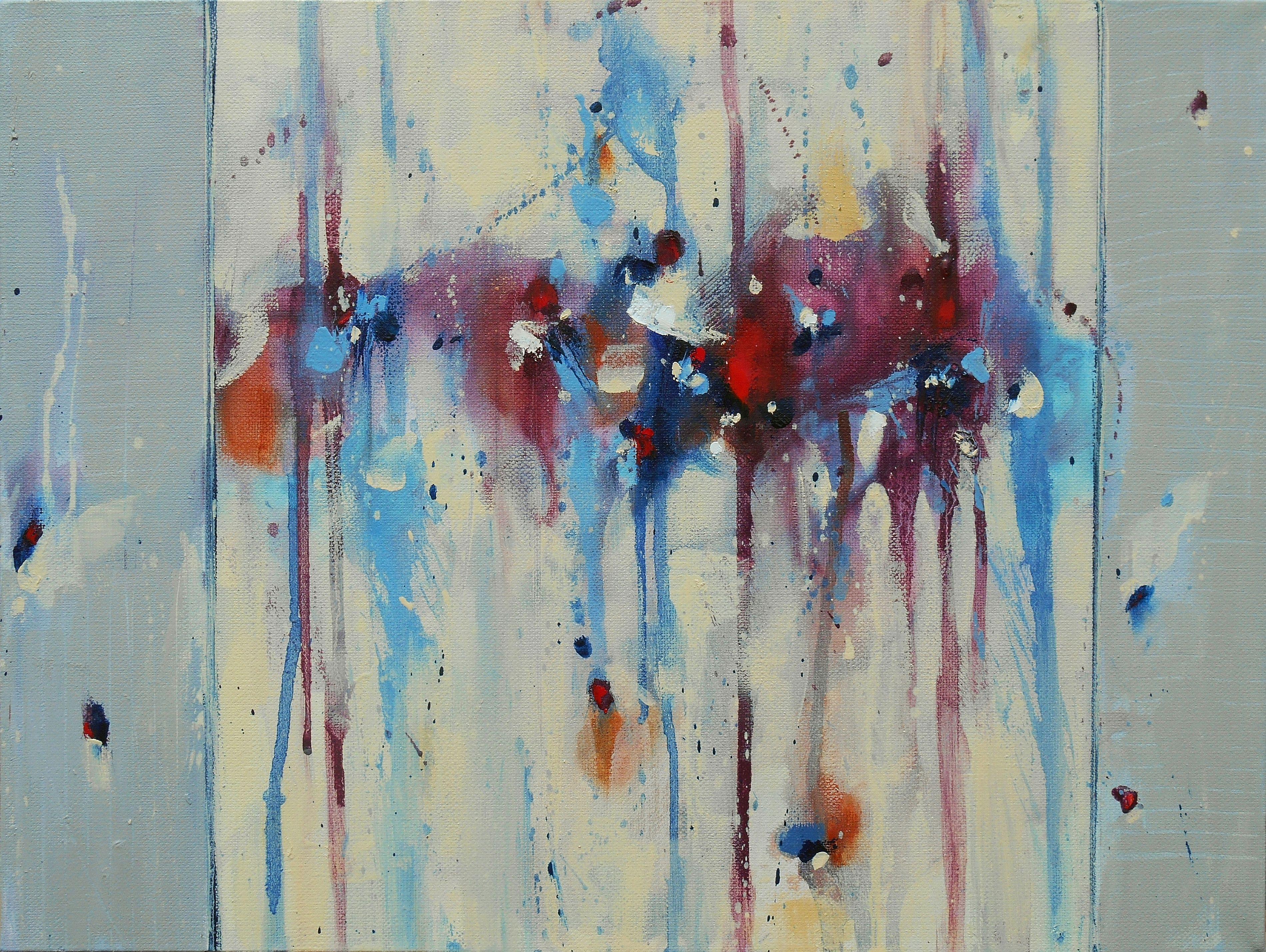 Cynthia  Ligeros Abstract Painting - Sparkling Melody, Painting, Acrylic on Canvas