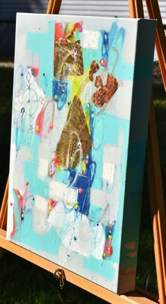 L'esprit de l'infini, peinture, acrylique sur toile