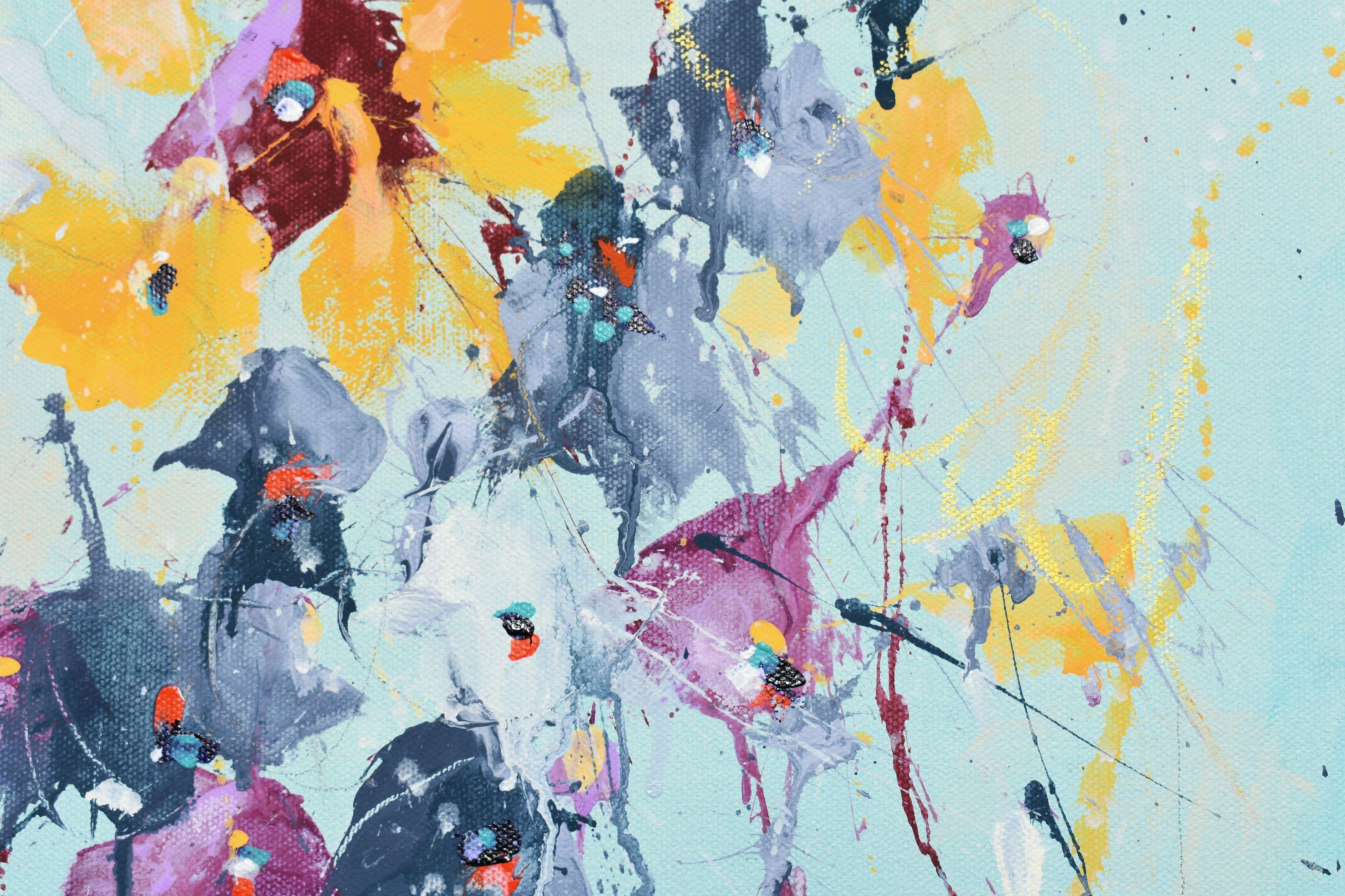 Sogni di primavera, Pittura, Acrilico su tela - Painting Astratto di Cynthia  Ligeros