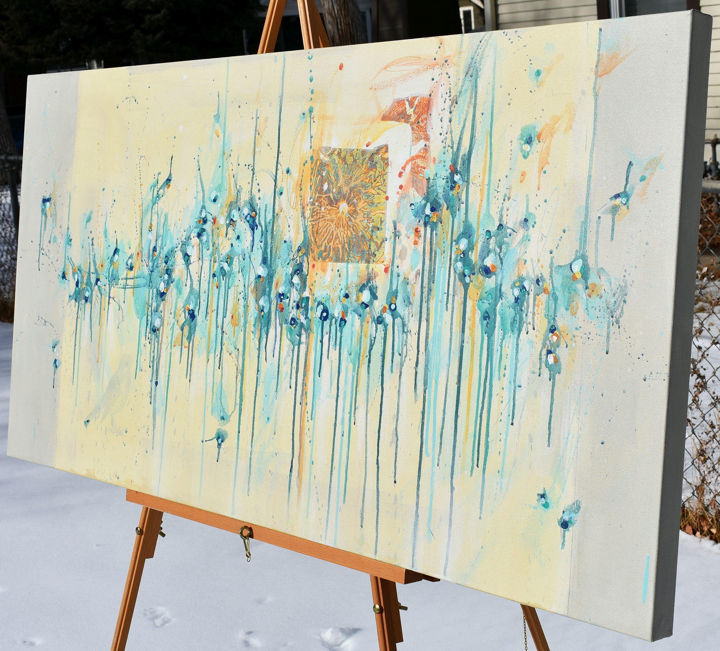 Till Sunrise, peinture, acrylique sur toile - Painting de Cynthia  Ligeros