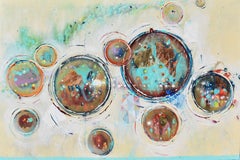 Là où commence la lumière, peinture, acrylique sur toile
