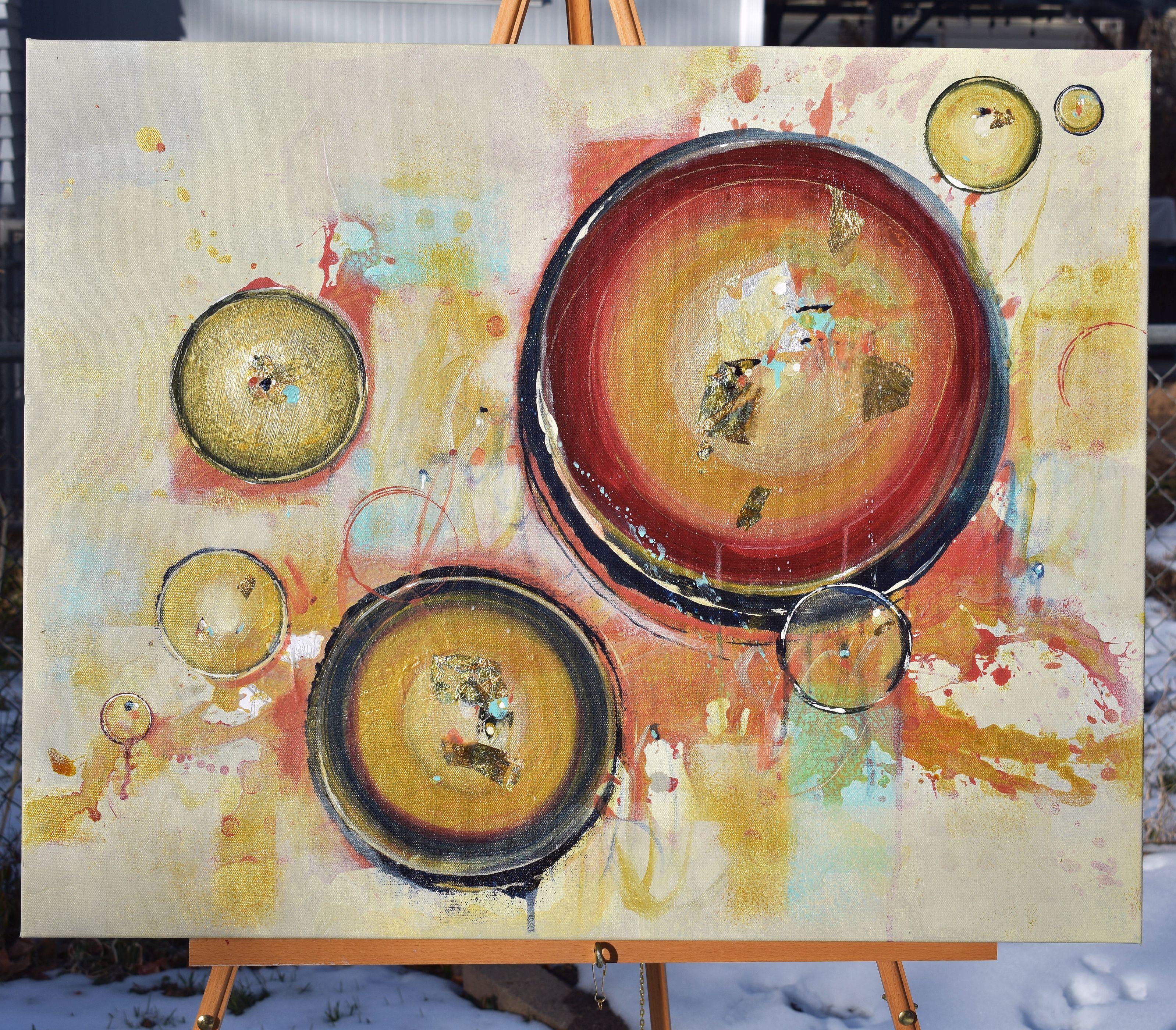 Finding Serenity, Abstract Painting For Sale 1