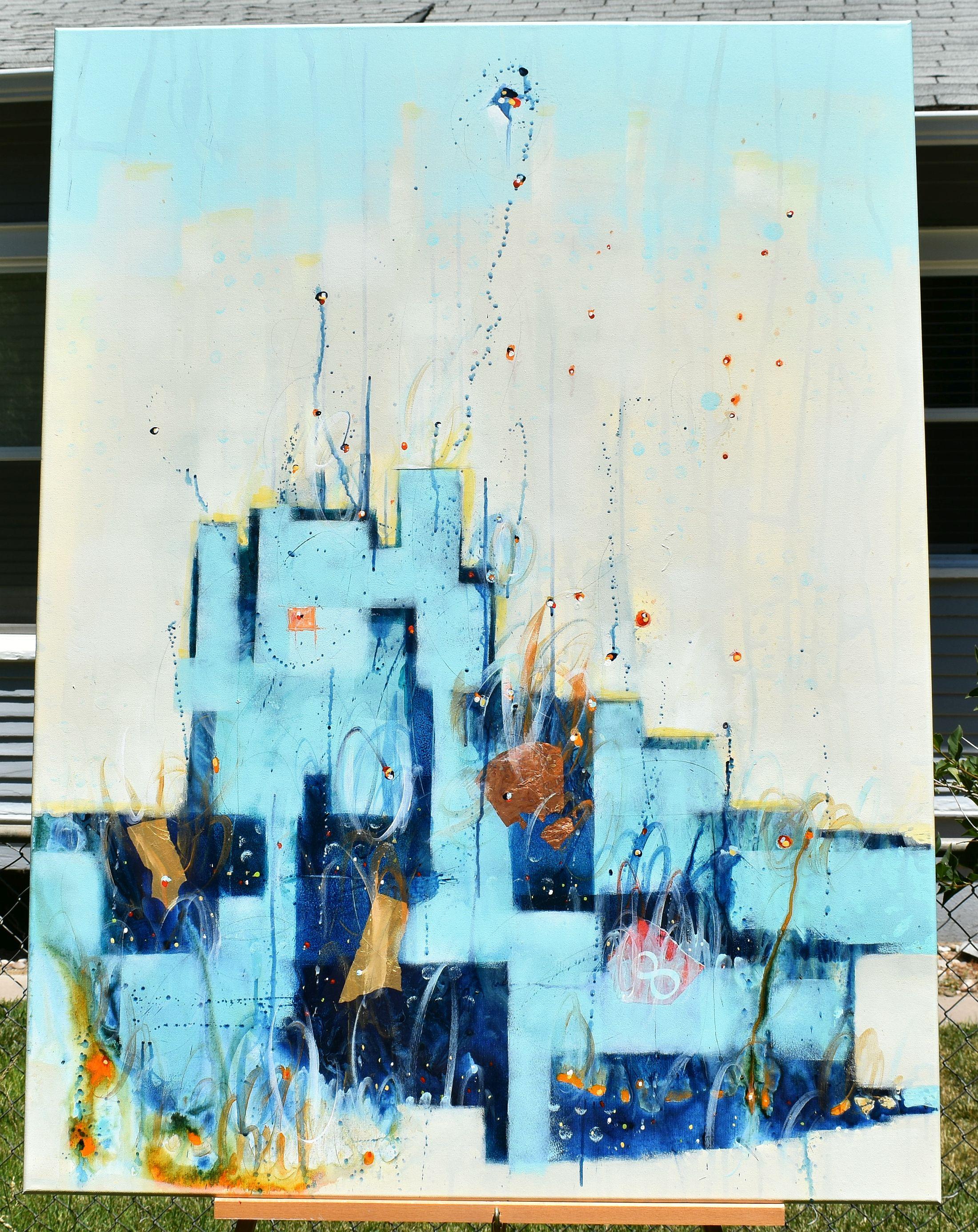 Spirit of Twilight, Abstract Painting For Sale 1