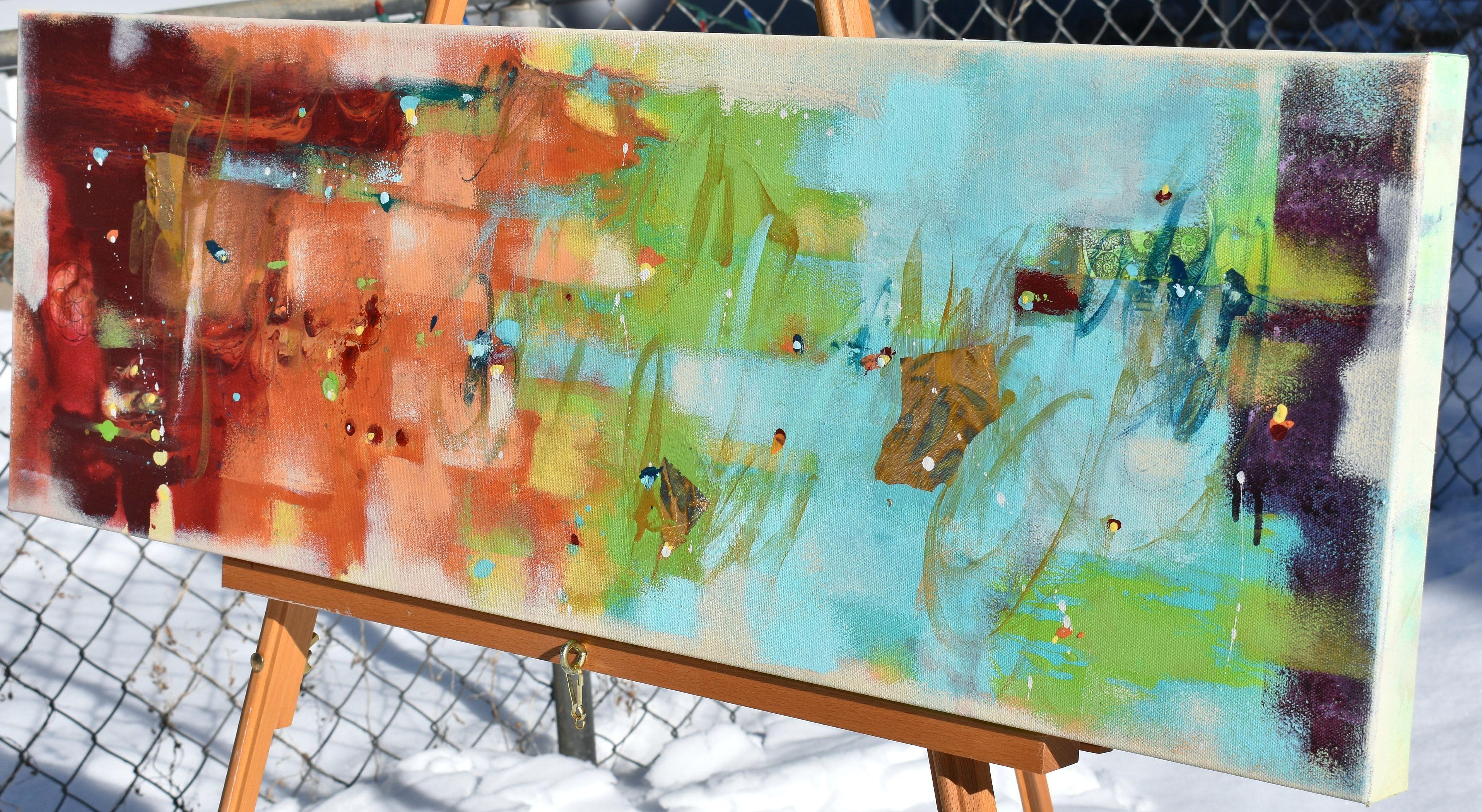 Tutti i nostri colori, Pittura, Acrilico su tela - Painting di Cynthia Ligeros