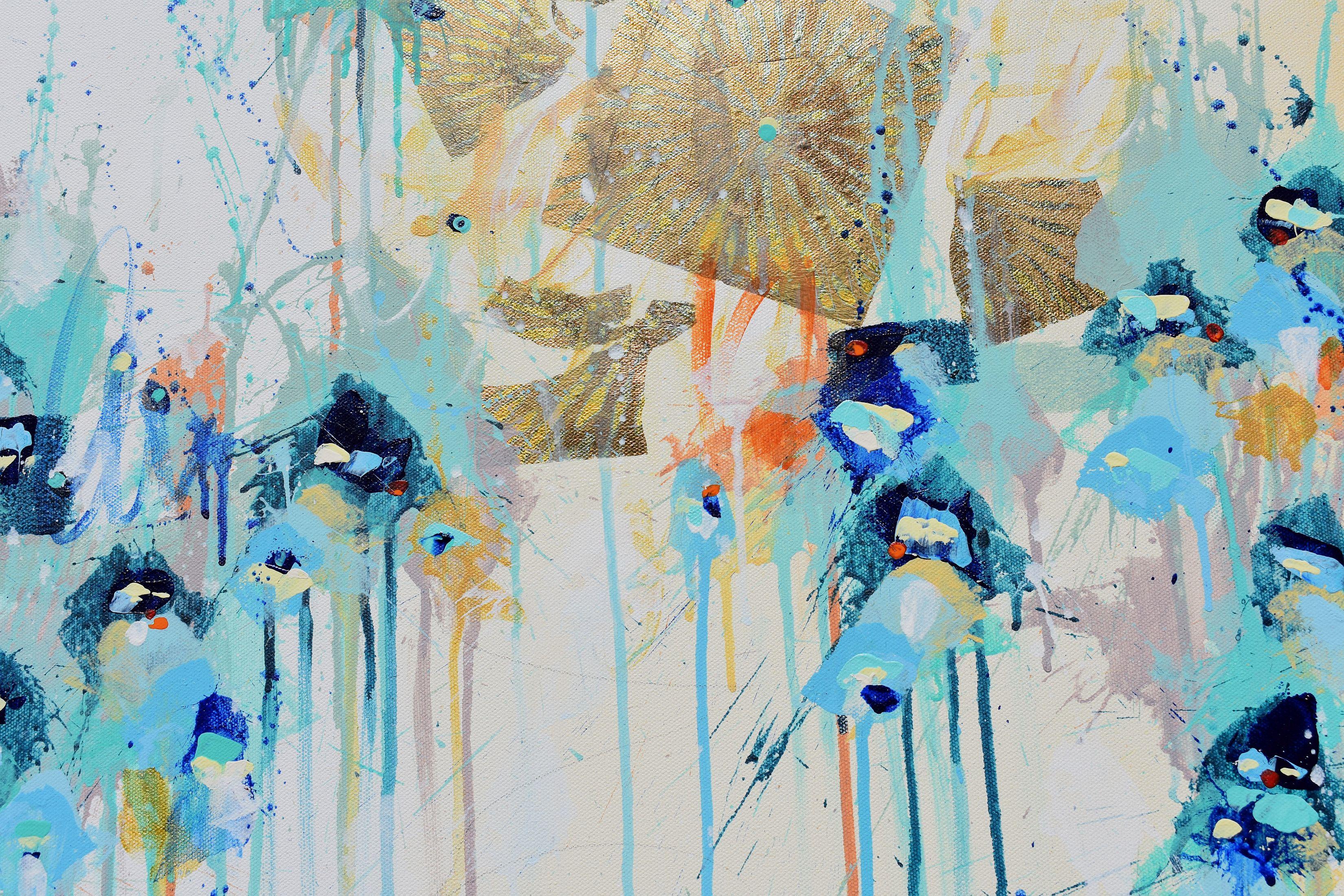 Dancing on the Edge of the World, Abstract Painting im Angebot 3