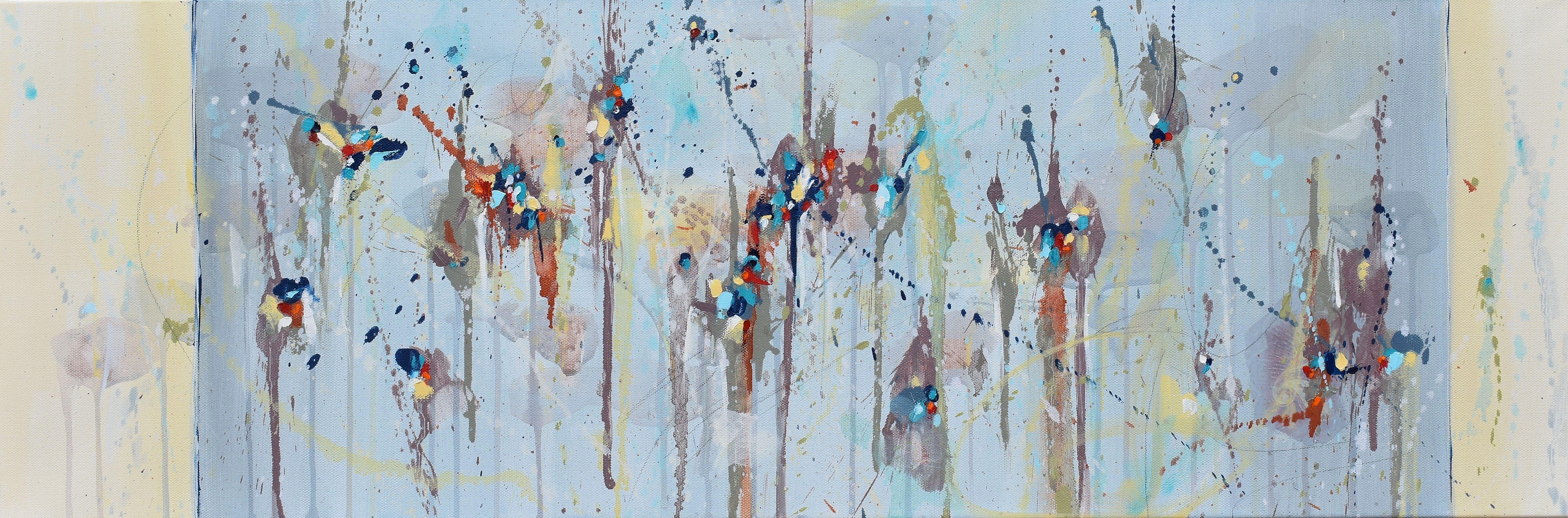 Cynthia Ligeros Abstract Painting - Journey of Wonder, Abstract Oil Painting