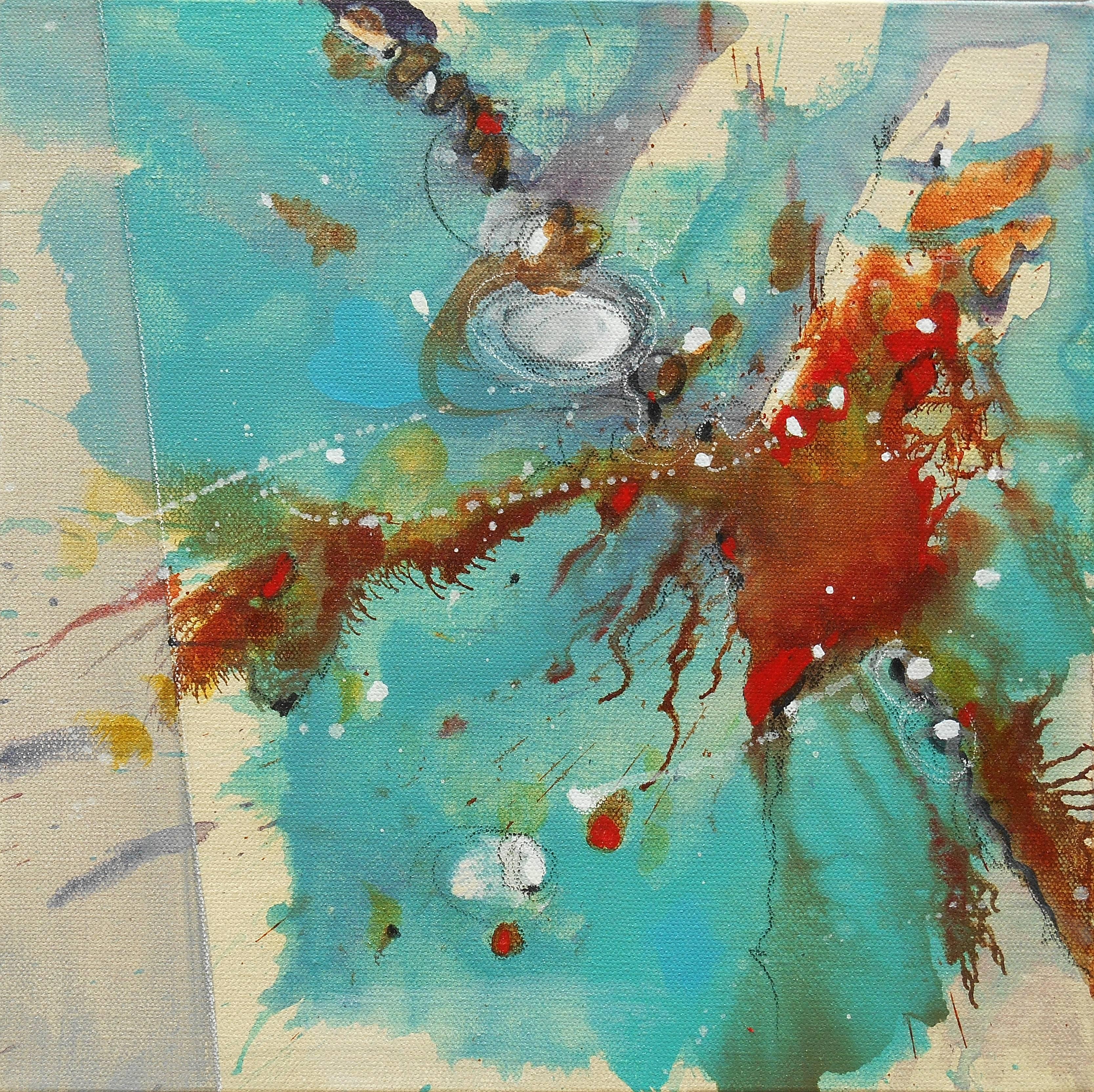 Cynthia Ligeros Abstract Painting - Noontide Light