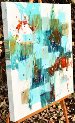 One Wintry Day, Abstract Painting
