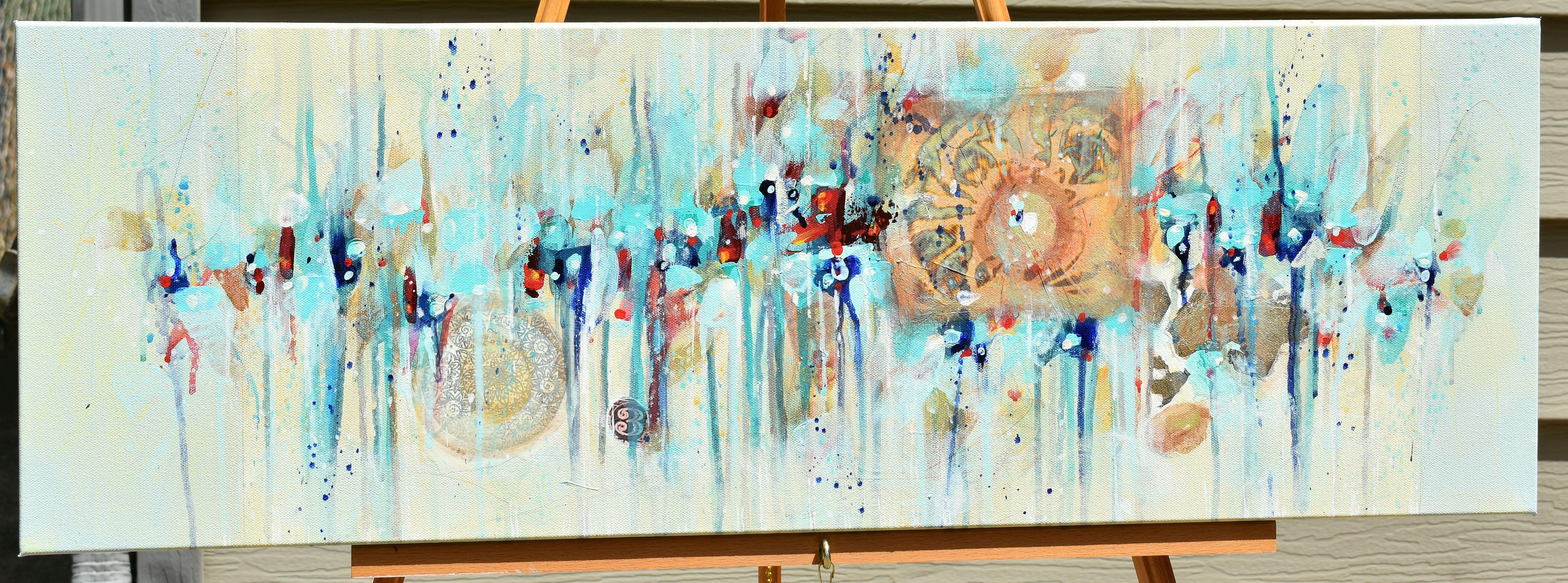 Ritorno all'innocenza, Pittura astratta - Painting Astratto di Cynthia Ligeros
