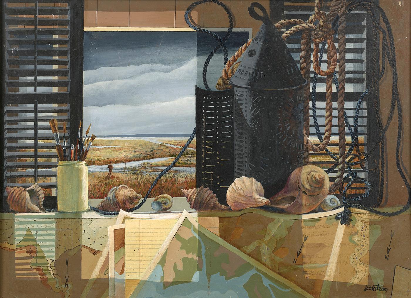 Cynthia Norton Eckstrom Still-Life Painting - The Sentinel 