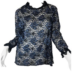 cynthia rowley blouse Cynthia Rowley Sheer Blouse