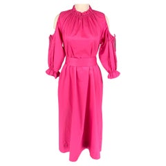 CYNTHIA ROWLEY Size XS Pink Cotton Belted Dress