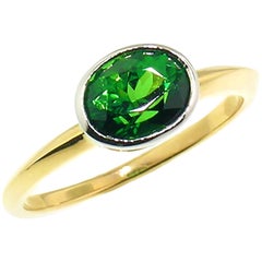 Bague Paloma en platine et tourmaline chromée de 1,45ct de Cynthia Scott