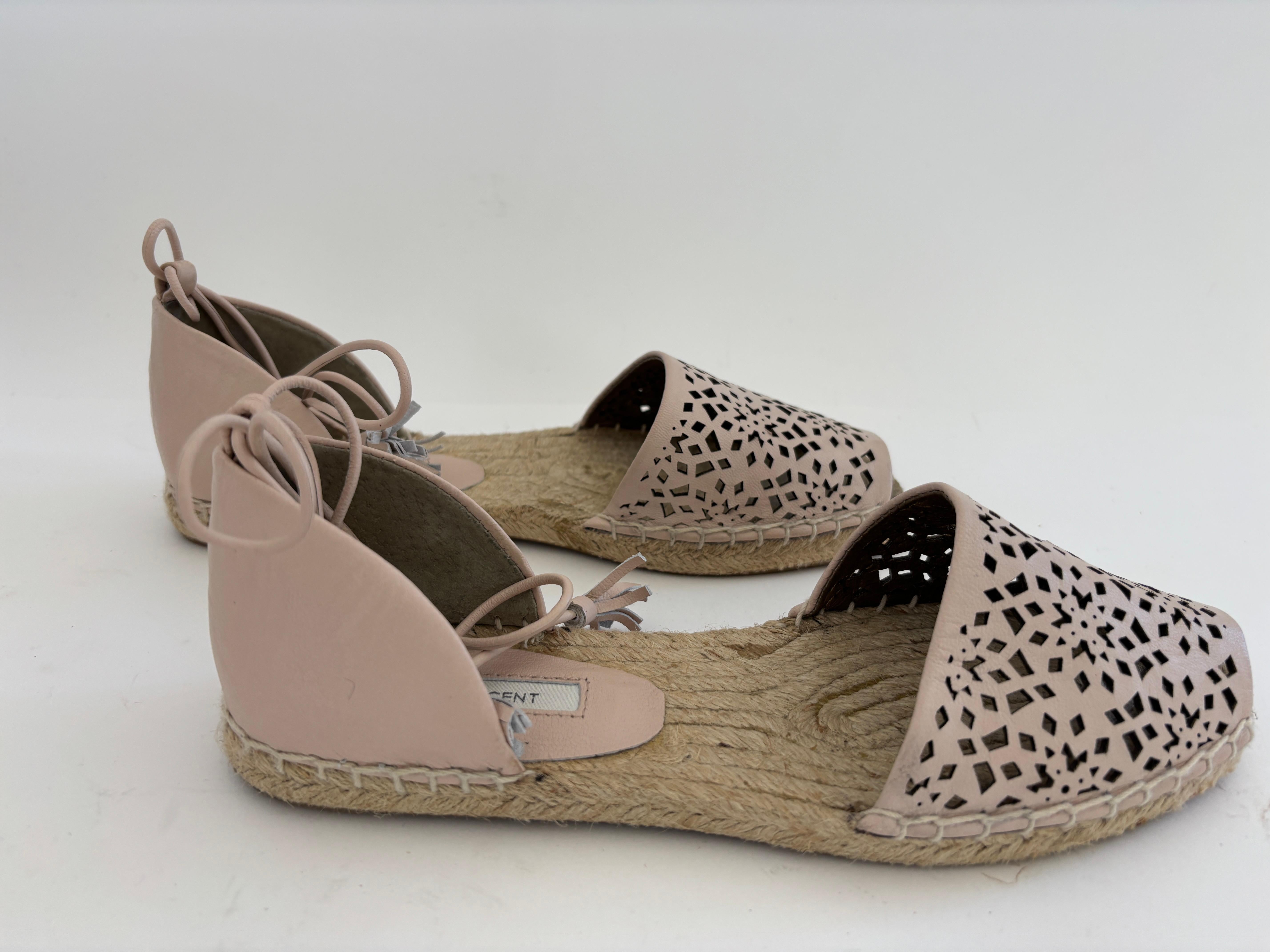 Cynthia Vincent Farie Alpargatas Nude 7.5 Flats Talla 5.5 en venta 5