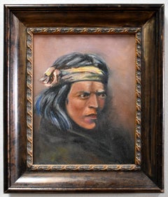 "NATIVE" NATIVE AMERICAN INDIAN PORTRAIT