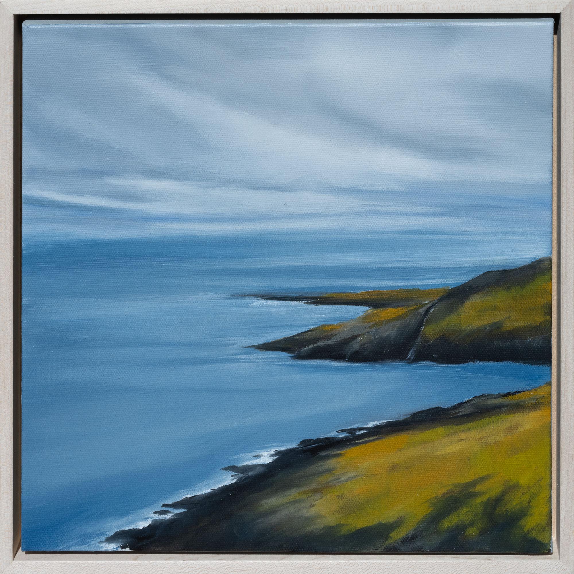 „Along the Way“, zeitgenössische Landschaftsmalerei, Öl auf Leinwand, gerahmt