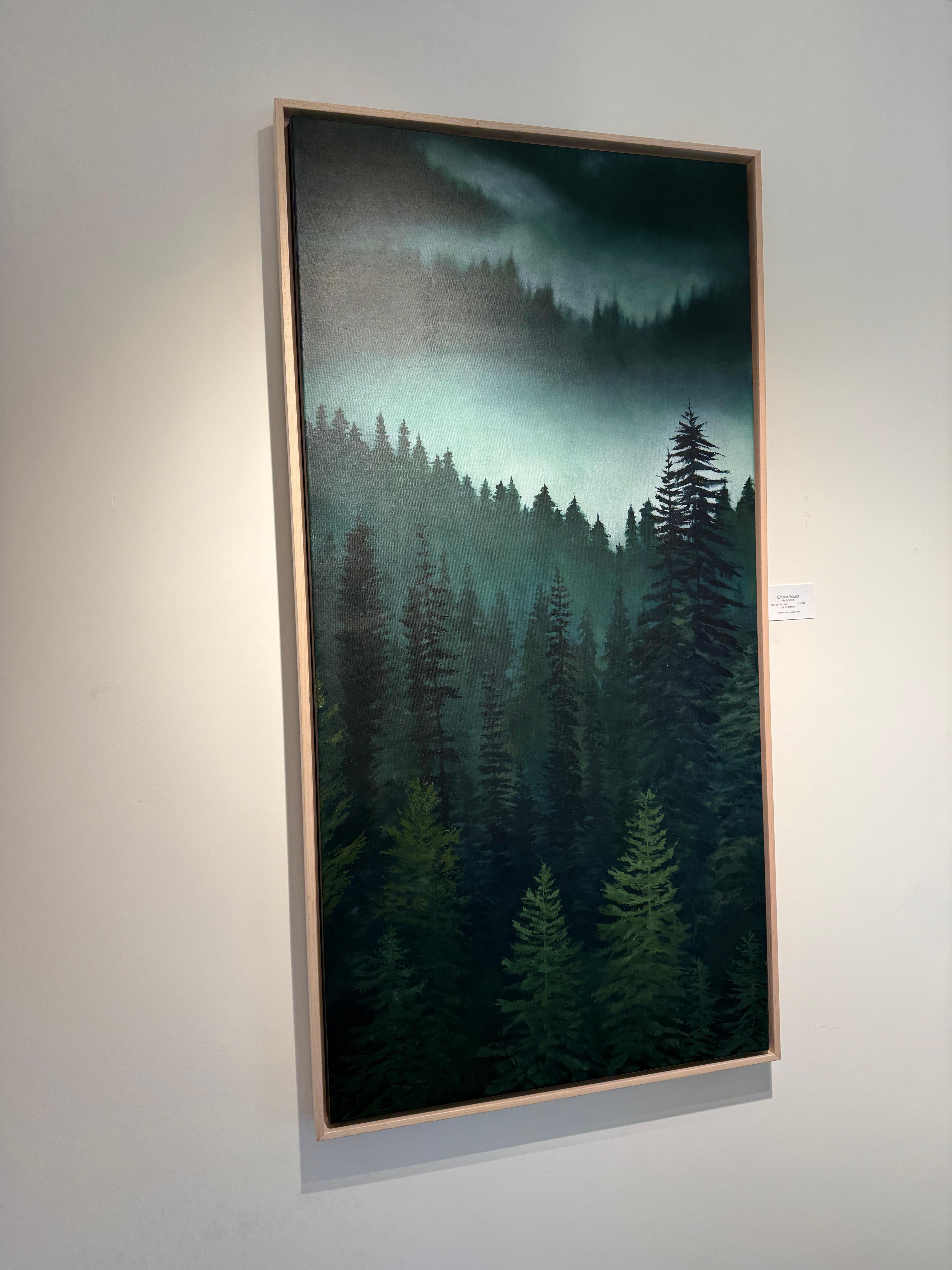 Alberi, paesaggio, cielo, verde

Ispirata dal dramma della natura e della luce, Cynthia crea paesaggi astratti con olio su tela. 