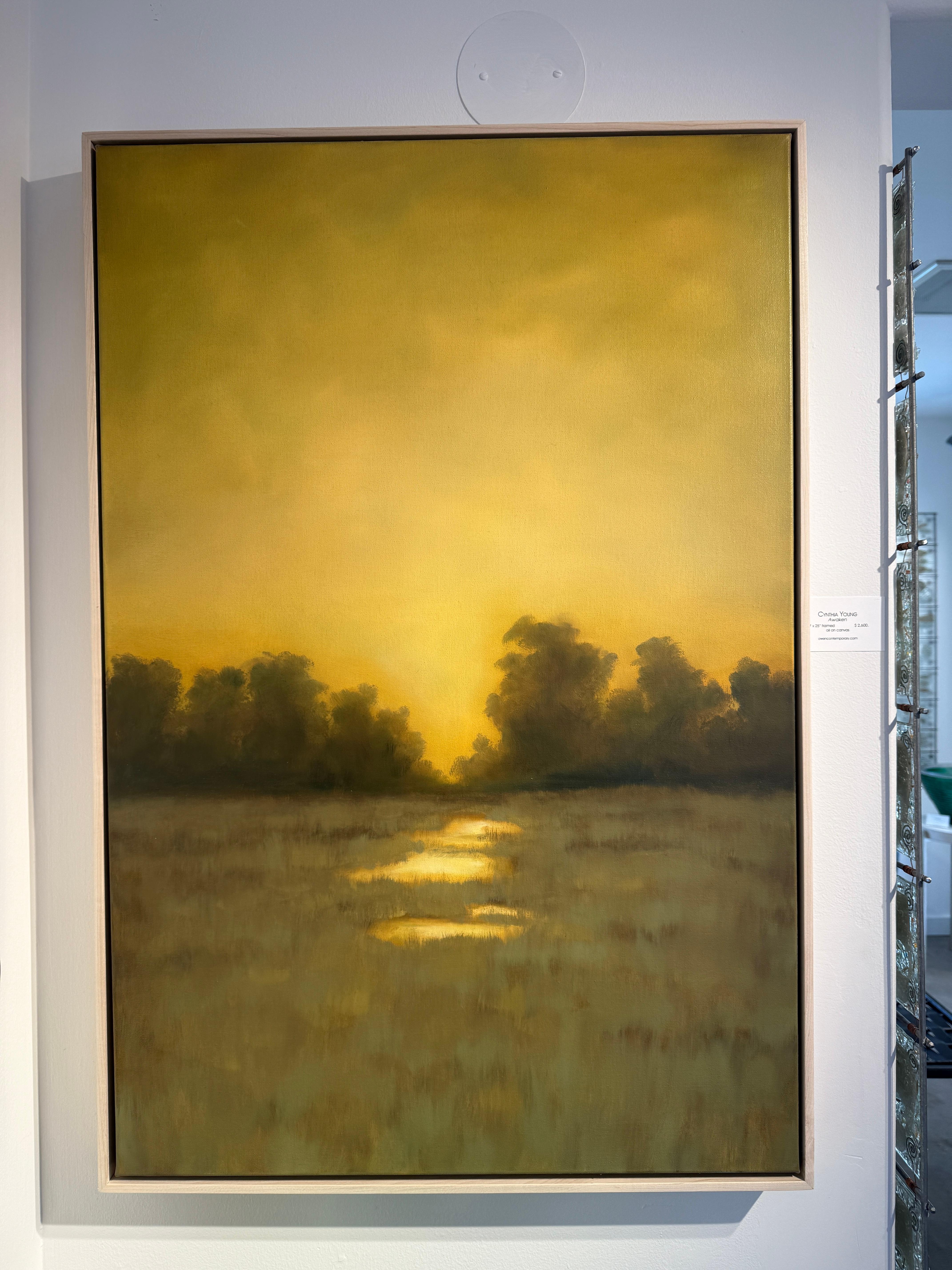 S'éveiller - Contemporain Painting par Cynthia Young