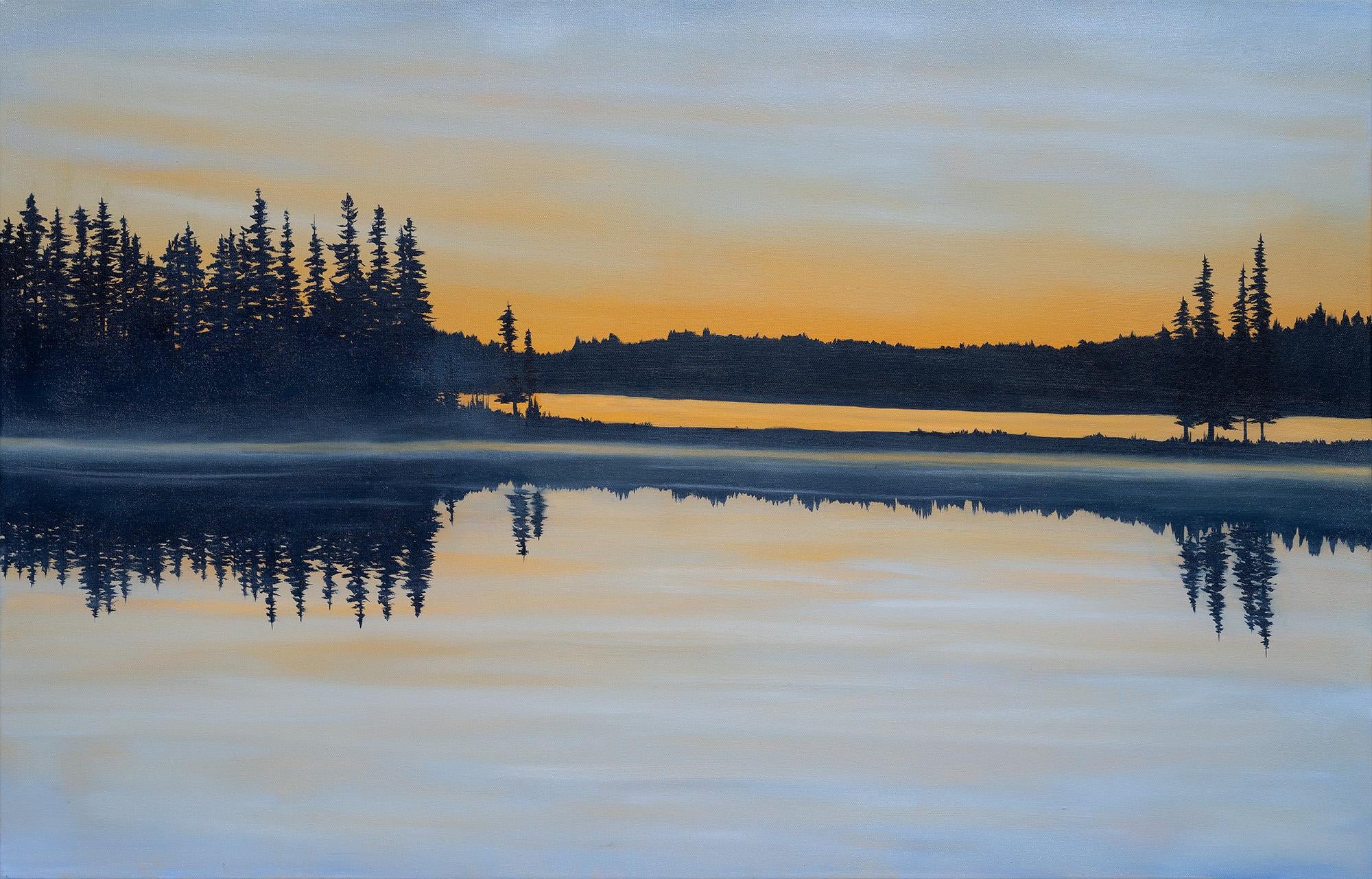 Abstract Painting Cynthia Young - Les rivages familiers