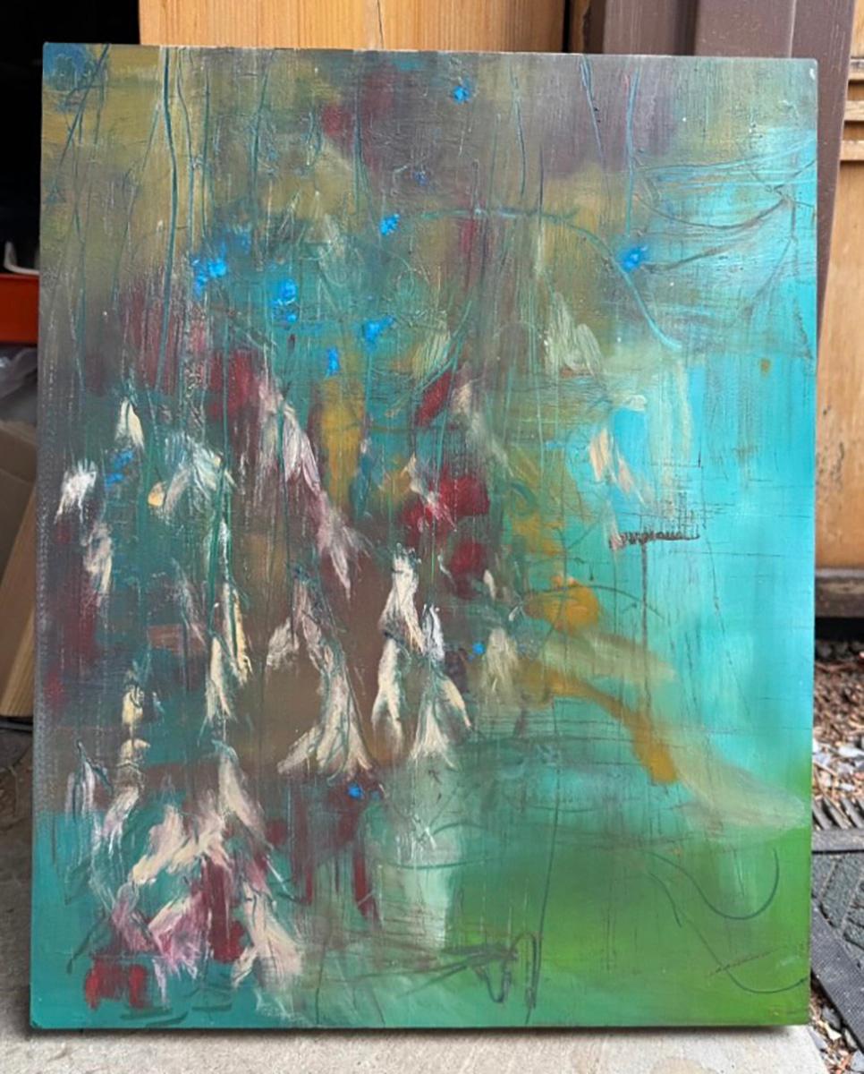 Nascondiglio - Painting di Cynthia Young