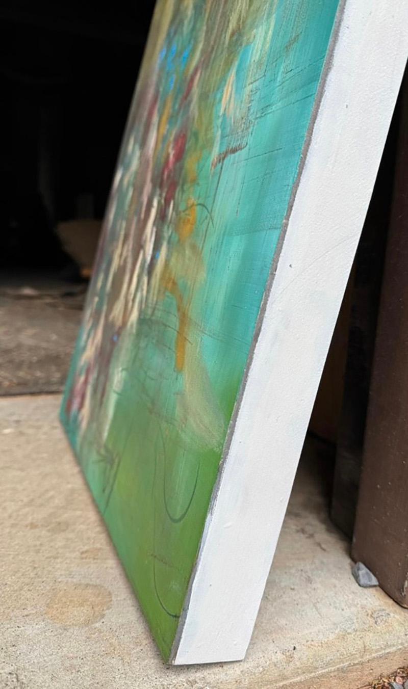 Nascondiglio - Painting Astratto di Cynthia Young