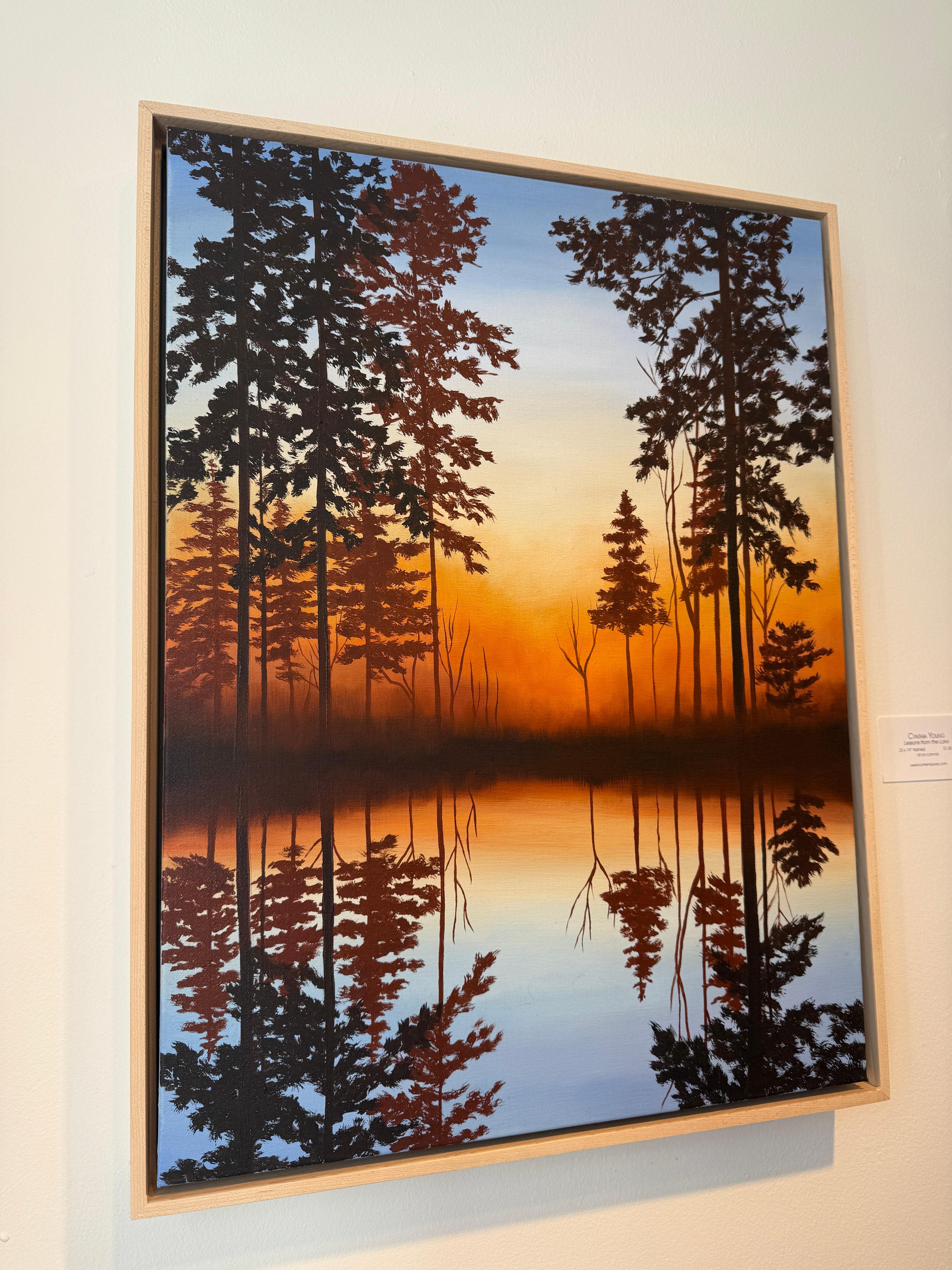 Lecciones del lago - Painting de Cynthia Young