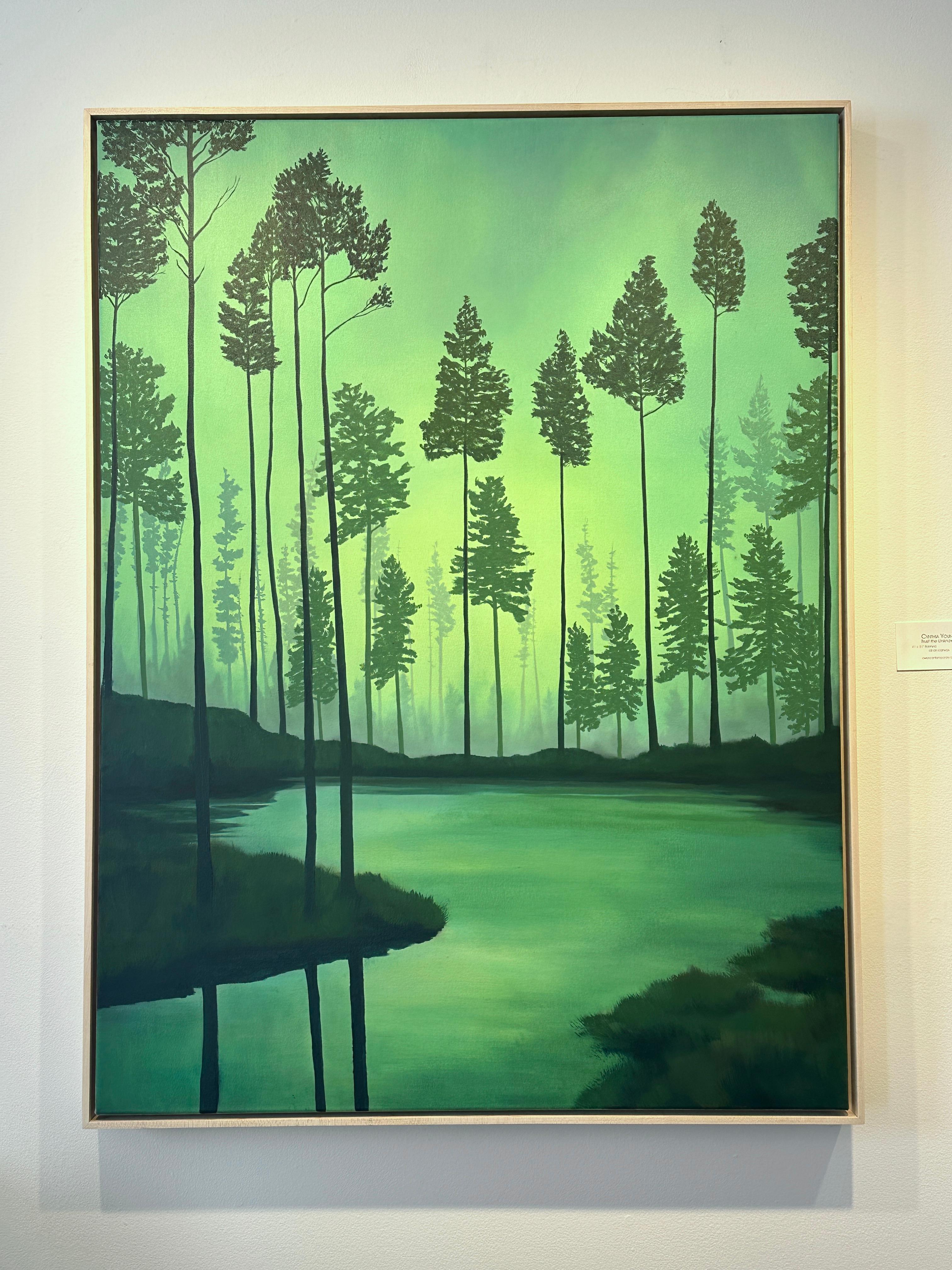 Confía en lo desconocido - Painting Contemporáneo de Cynthia Young