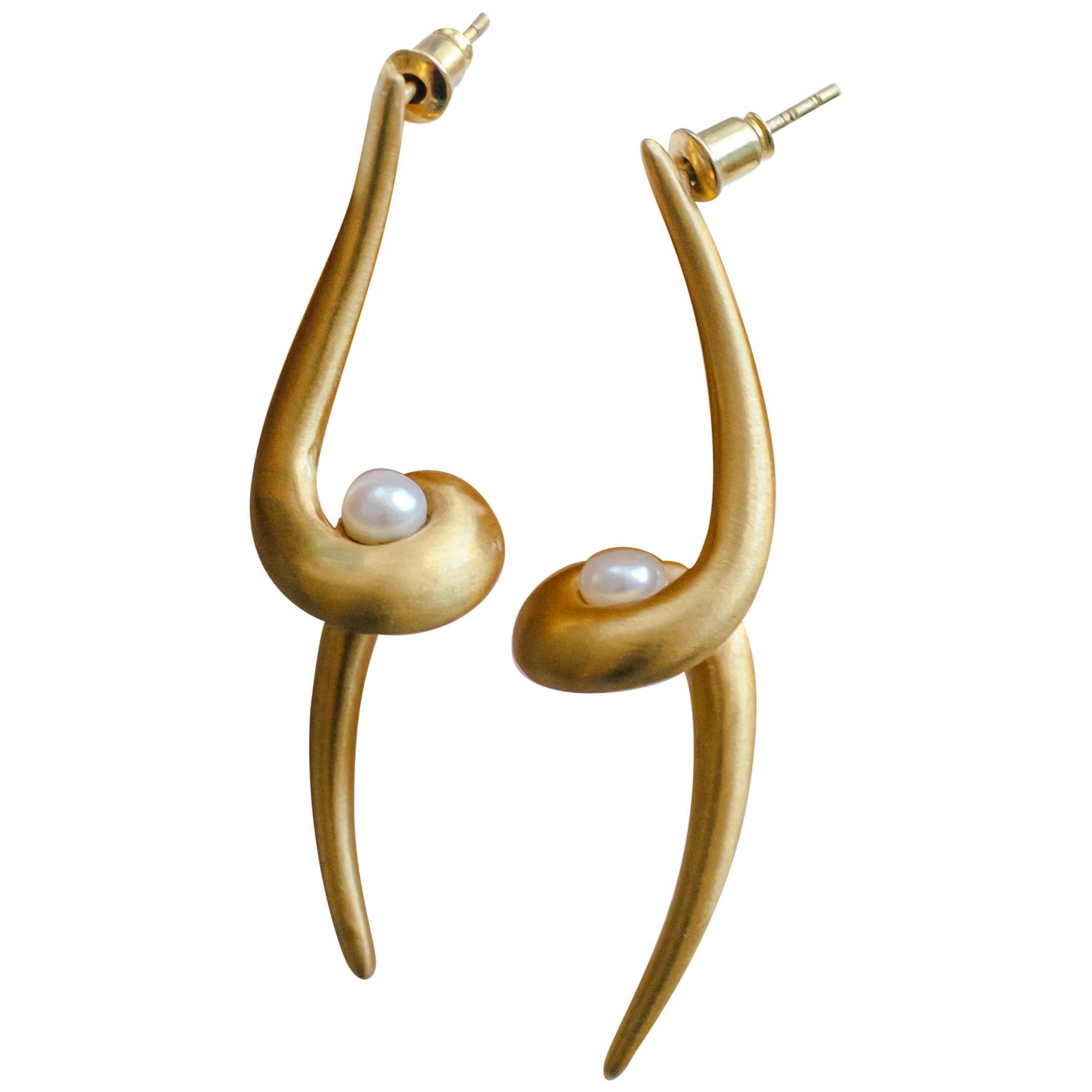 Cyntia Miglio Freshwater Pearls Drop Earrings