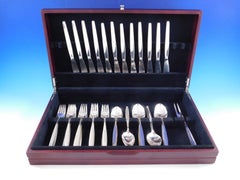 Cypress by Georg Jensen Sterling Silver Flatware Set for 12 Service 61 pc Dinner