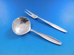 Cypress by Georg Jensen Sterling Silver Flatware Set Service 53 pieces Dinner