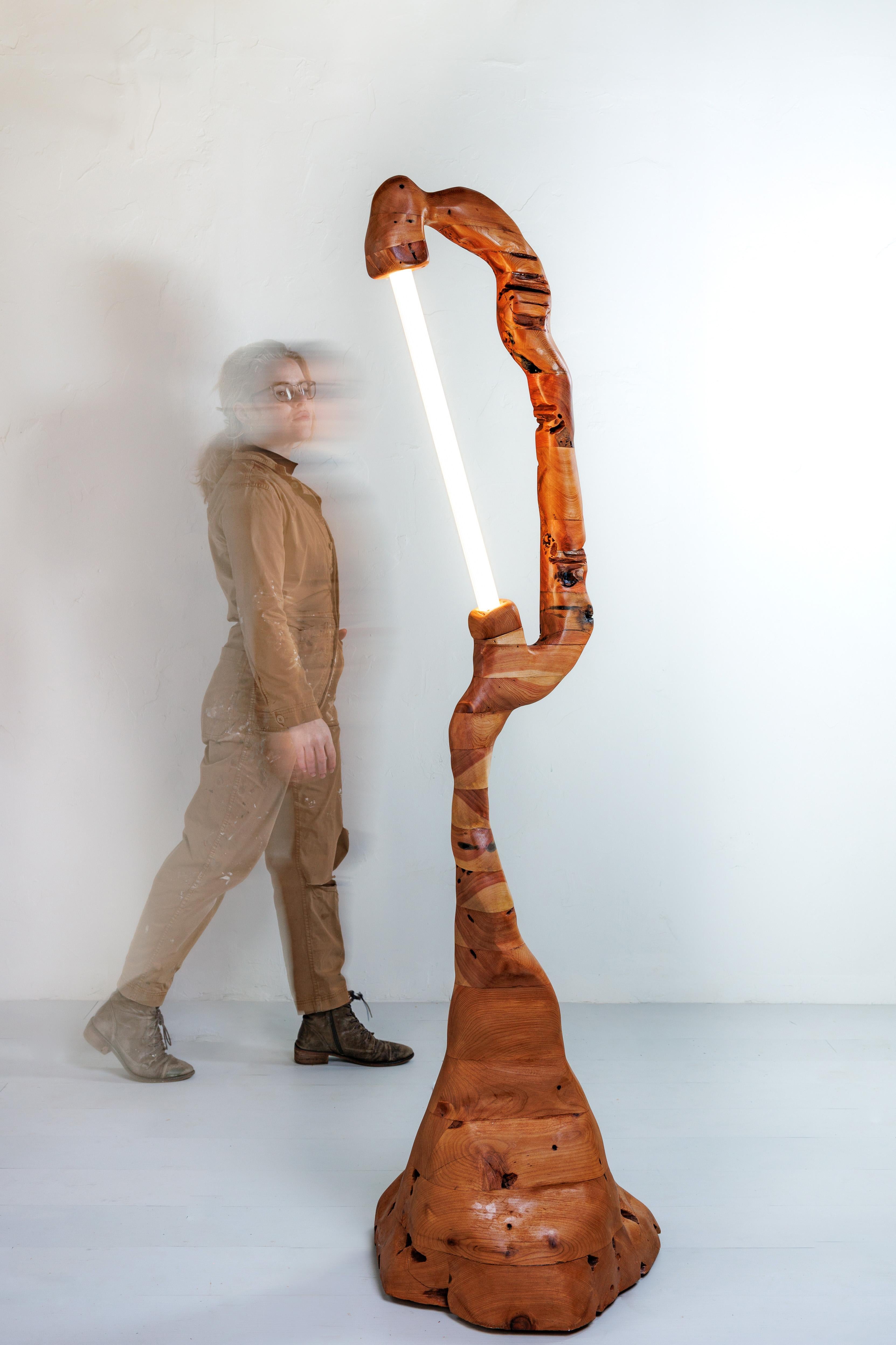 Moderno Lampada da terra Cypress in vendita