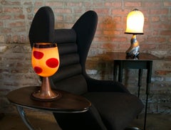 Cypress Hurricane, Hand Blown Glass, Spun Copper, Patina, Karen Mozer USA, 2019