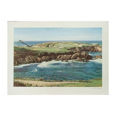 Cypress Point Golf Print, Arthur Weaver