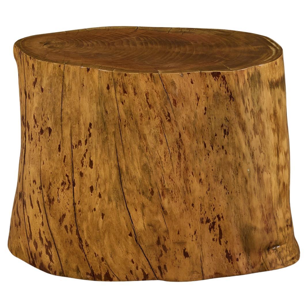 Cypress Wood Stump Beistelltisch oder Hocker