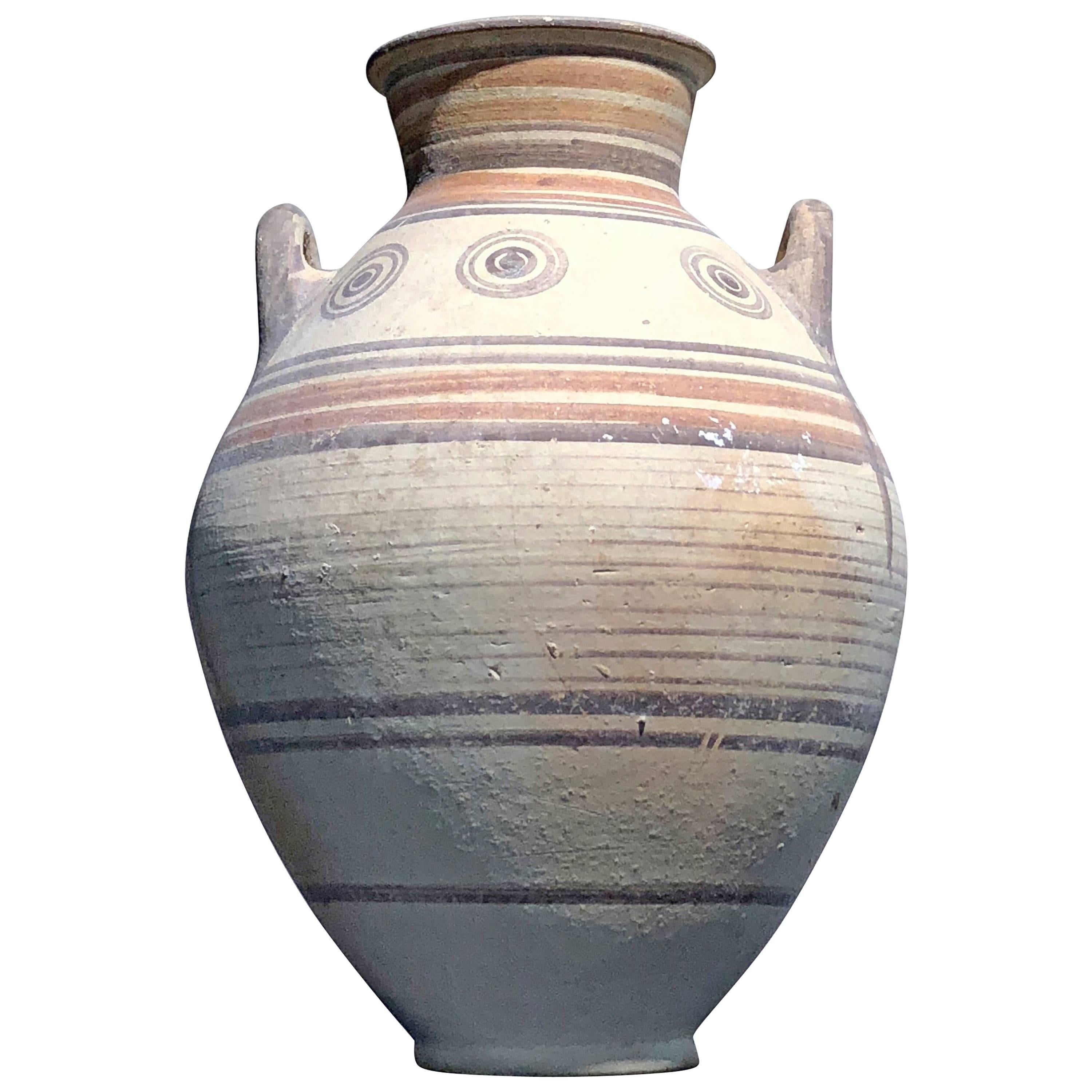 Cypriot Early Iron Age or Geometric Period Amphora, 1050-750 BC For Sale