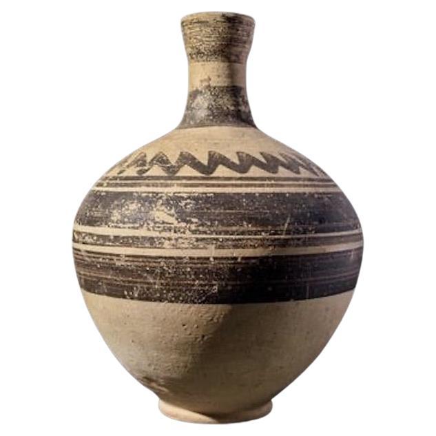 Prehistoric Cypriot Pottery Jug Vessel For Sale