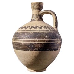 Antique Cypriot Pottery Jug Vessel