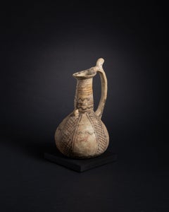 Cypriot White Painted Jug with Geometric Patterns, former Pitt-Rivers Museum